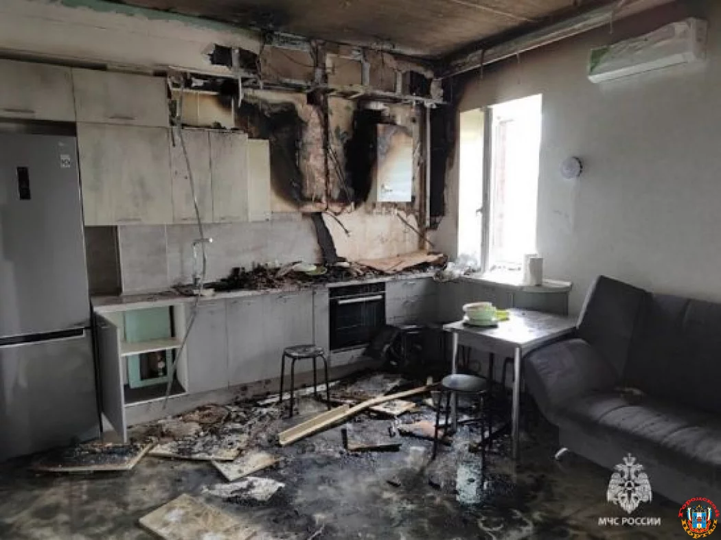 15 человек были эвакуированы в Аксае из-за пожара в жилом доме