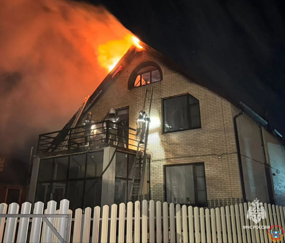 От углей мангала сгорел частный дом в Новочеркасске