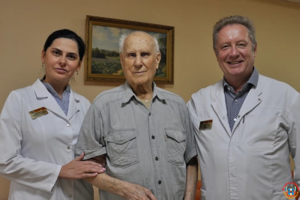 101-летнего ветерана ВОВ с опухолью кожи, вылечили Ростовские врачи-онкологи