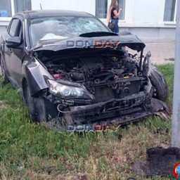 В Новочеркасске пьяный водитель «Субару» на огромной скорости врезался в стоящий «Опель»