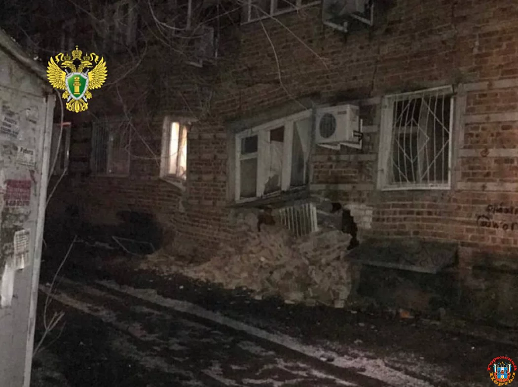 По факту частичного обрушения дома в Ростове, прокуратура начала проверку