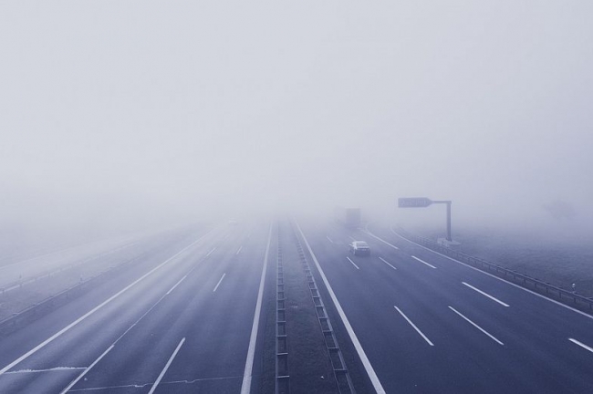 Видимость 20 метров: на трассе М-4 "Дон" ввели ограничение движения из-за тумана