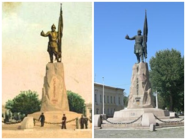 Памятник знаменитому казачьему атаману Ермаку Тимофеевичу в Новочеркасске