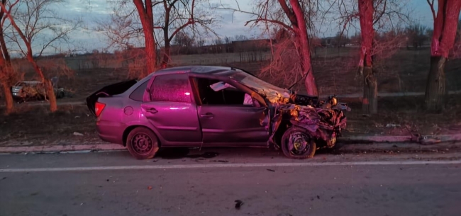 В страшной аварии в Ростовской области погибли два человека