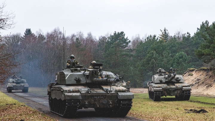 В Британии сравнили потенциал своих и российских танковых войск