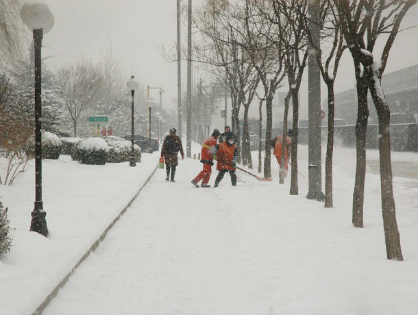 Из-за мокрого снега в Ростовской области объявили штормовое предупреждение