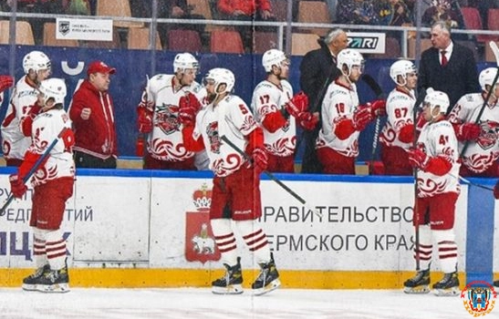 ХК «Ростов» победил пермский «Молот» со счетом 5:2