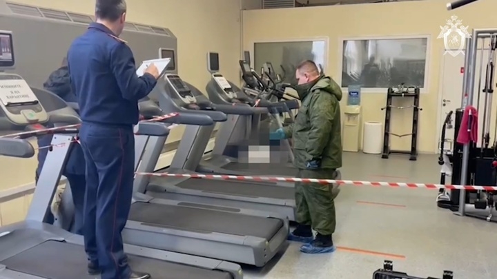 Убийство в московском фитнес-клубе попало на видео Убийство в московском фитнес-клубе попало на видео