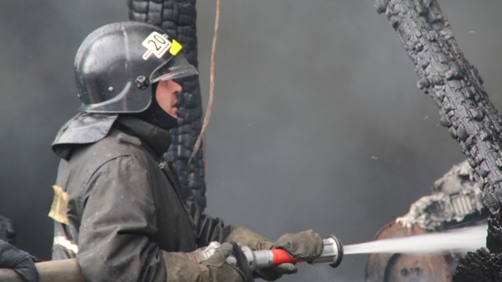 В Мурманской области сгорел дом