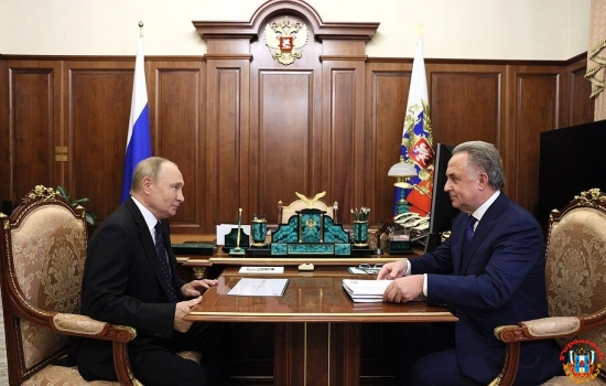 Мутко рассказал Путину о подписании соглашения с Ростовской областью по льготной ипотеке