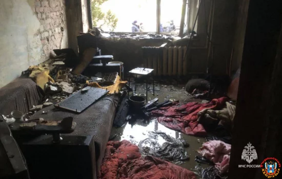 При пожарах в Ростовской области, сотрудники МЧС спасли двух пенсионерок