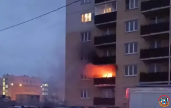 На Суворовском сгорела квартира
