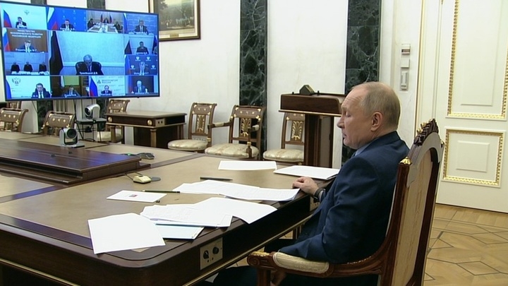 Новые кадры совещания по Кузбассу и необычные моменты большой политики