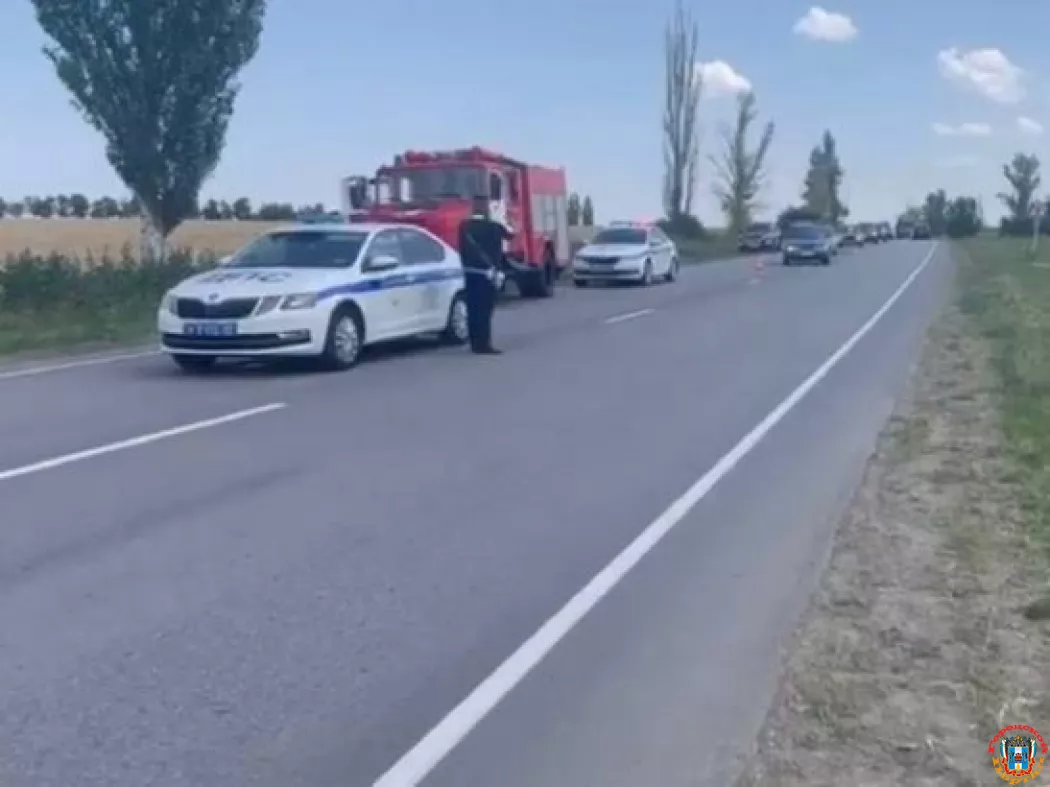 На трассе в Ростовской области один погиб, восемь пострадали в лобовом ДТП