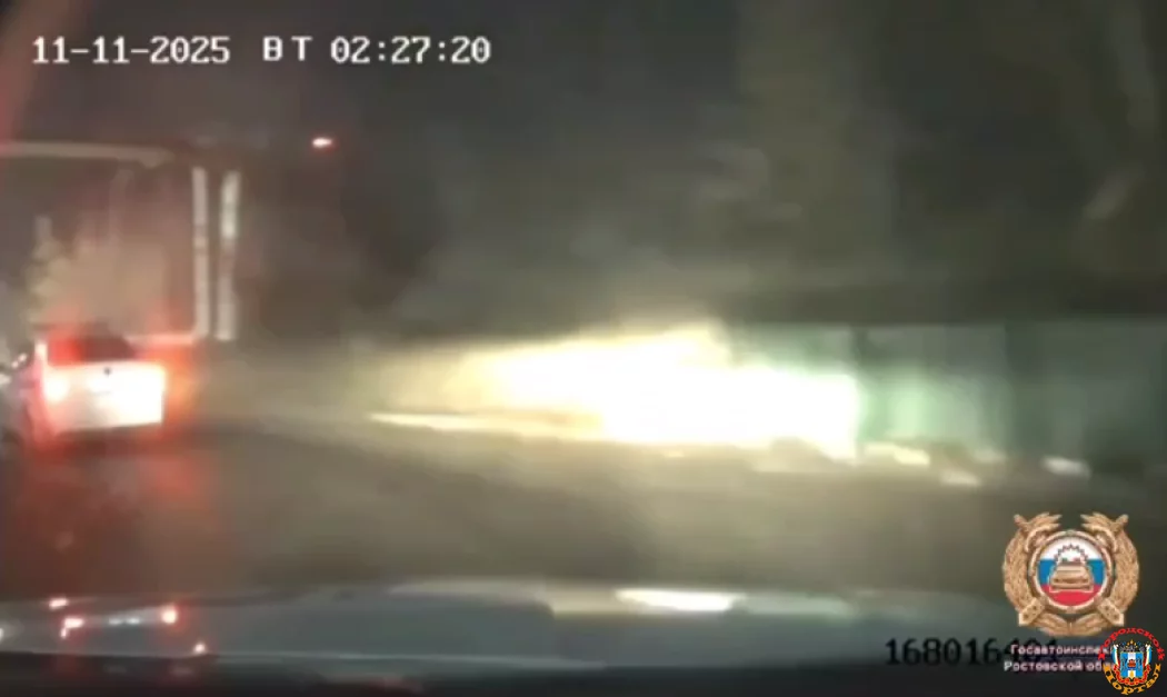 Водитель Hyundai Santa Fe пытался скрыться от инспекторов ГАИ в Шахтах