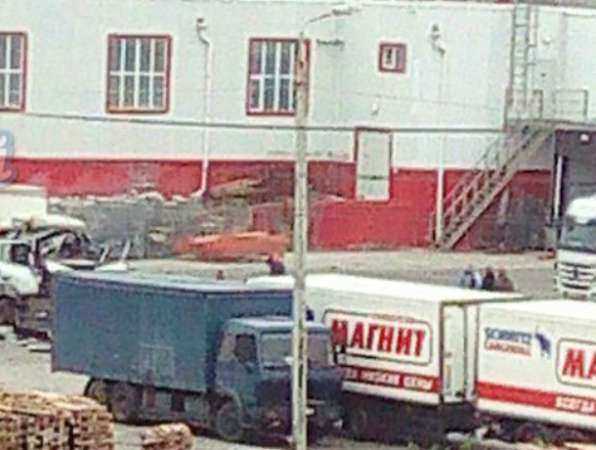 Газовый баллон в кабине грузовика взорвался на складе «Магнита» в Ростовской области