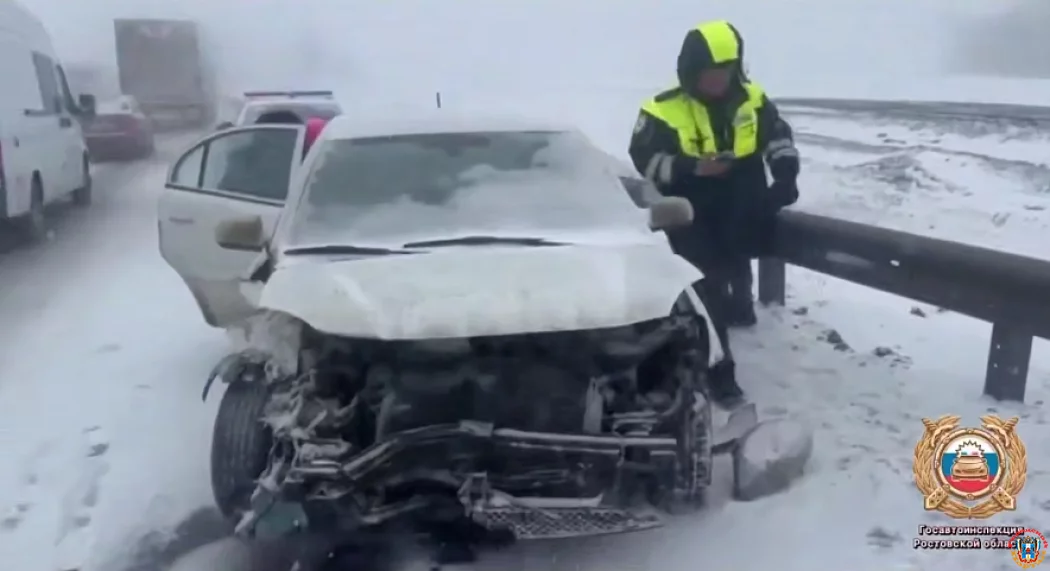 Спасение в снежном плену: инспекторы ДПС выручили семью с ребенком после аварии на М-4 &laquo;Дон&raquo;