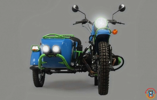 Представлен яркий мотоцикл Ural Gear Up Green Tanager Accent