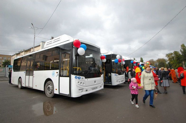 Сальск получил 10 новых автобусов на газомоторном топливе