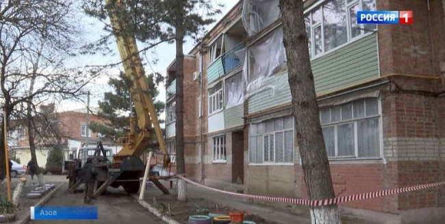 В Азове с 20 мая приступят к восстановлению дома, пострадавшего от взрыва газа
