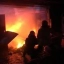 В Новошахтинске сгорел гараж с легковушкой внутри