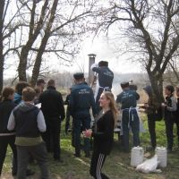 В Новочеркасске сотрудники МЧС приняли участие в экологическом субботнике