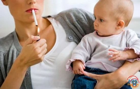 Курение во время грудного вскармливания