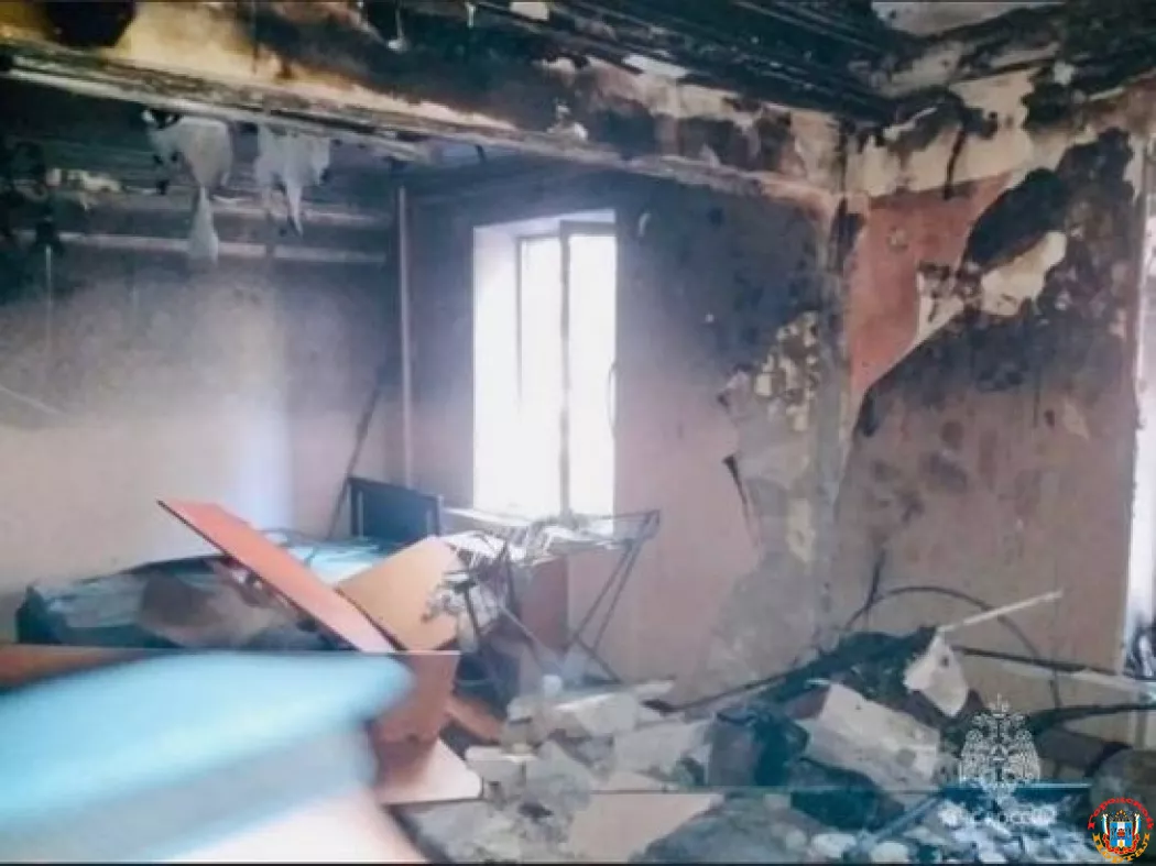 В Ростове при пожаре из-за взрыва сплит-системы едва не погибли две женщины