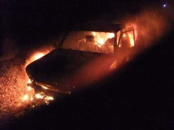 На трассе в Ростовской области дотла сгорели «Жигули»