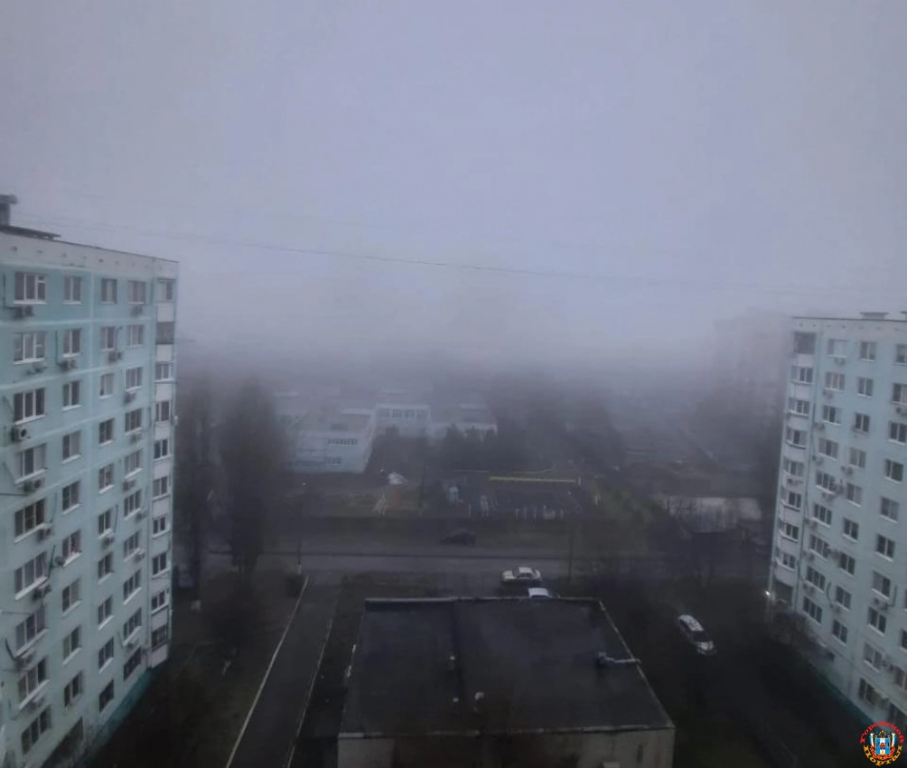 Ростов окутал густой туман 6 января