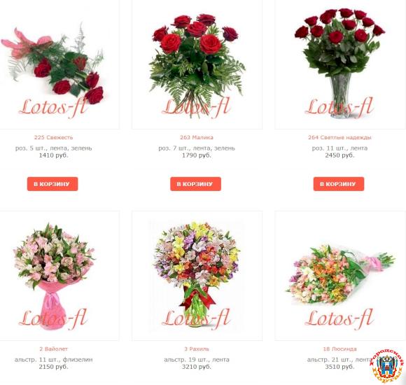 Разнообразие цветов с доставкой по Ростову-на-Дону – ассортимент для всех