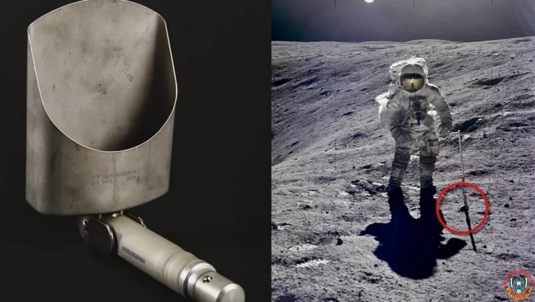 Лопатку продали за 800 000 долларов: ее использовали на Луне