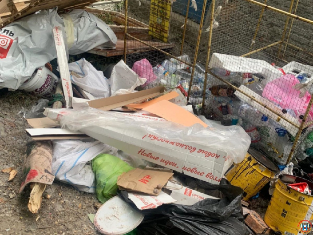 Ростовчане пожаловались губернатору на свалку мусора в парке имени Глазго