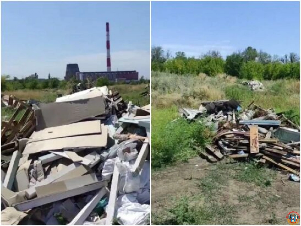 В Ростове поле за Левенцовкой превратилось в мусорную свалку