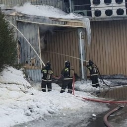 В Новотроицке полностью ликвидирован пожар на мясокомбинате