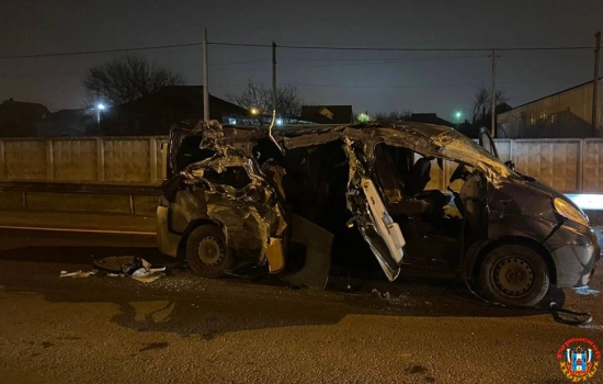 Под Ростовом в ДТП с микроавтобусом и грузовиком погибли два человека