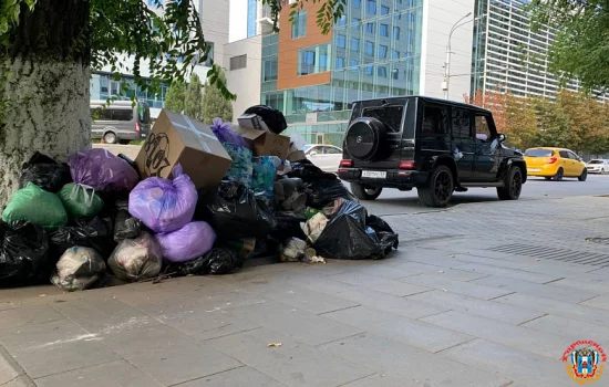 Горы мусора в центре Ростова
