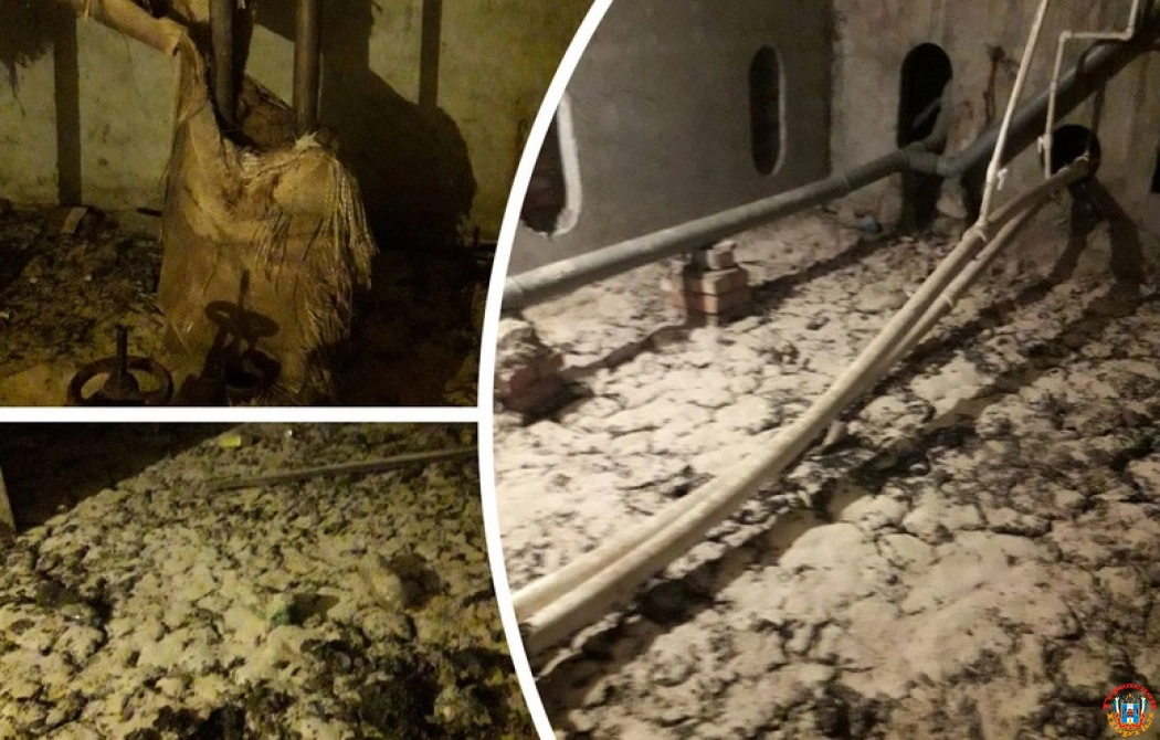 Залитый фекалиями и грязью подвал многоквартирного дома показала жительница Ростова