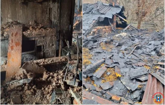 При пожаре в доме погиб 40-летний мужчина