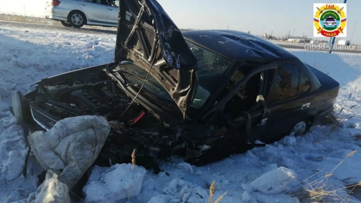 Шесть человек получили травмы в аварии на амурской трассе