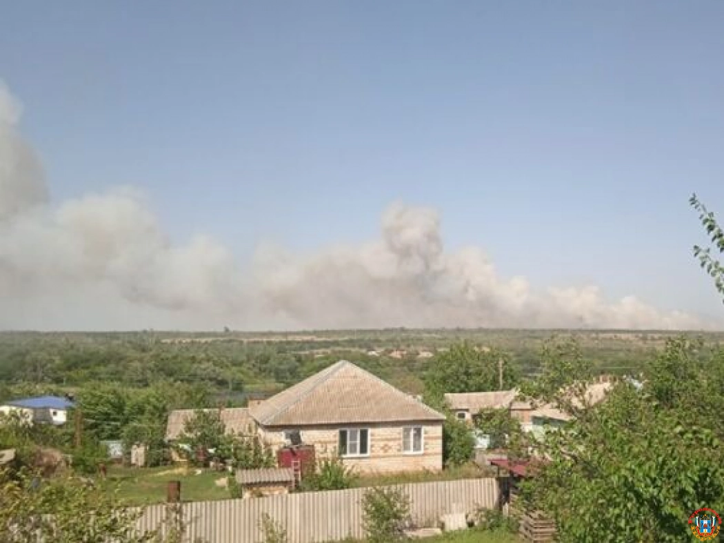 Пожарный поезд выдвинулся на место тушения горящего леса в Каменском районе