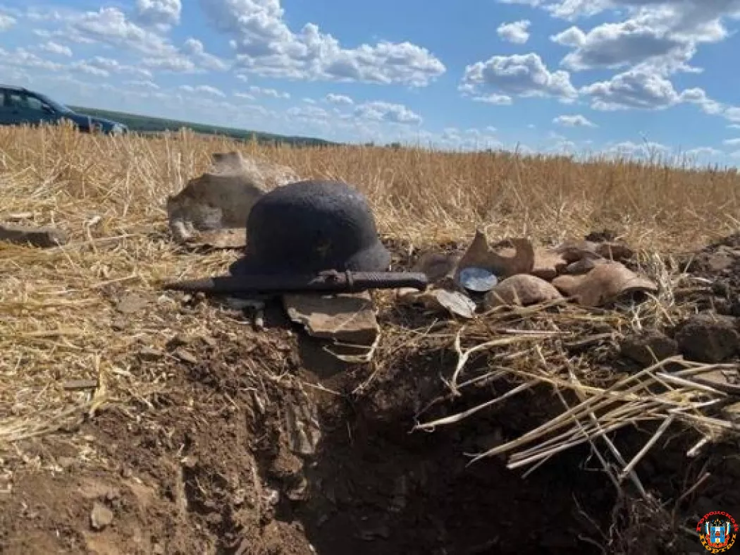 В поле Ростовской области нашли останки немецких солдат