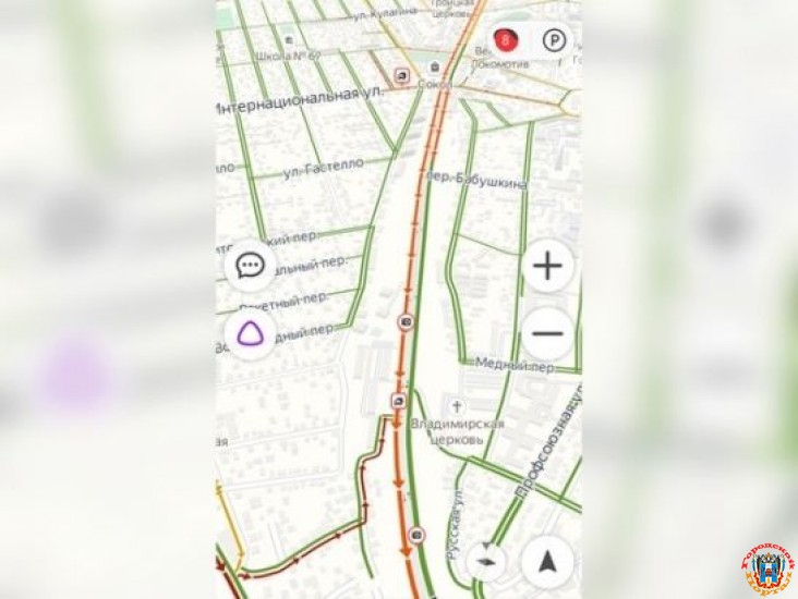 В Ростове из-за ДТП проспект Стачки сковали пробки