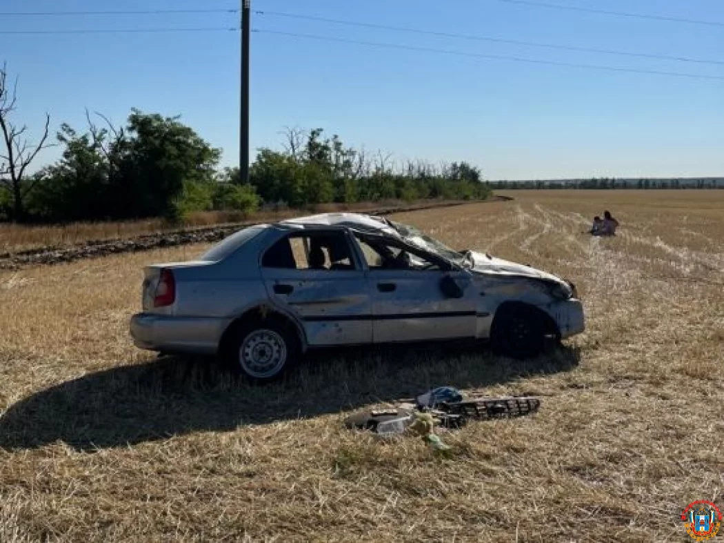 Два несовершеннолетних пассажира пострадали в ДТП на трассе Ростовской области