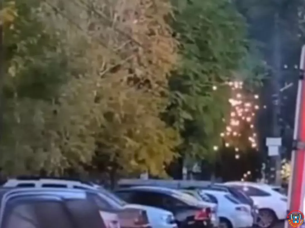 В Батайске искрящиеся посреди улицы провода ЛЭП напугали жителей