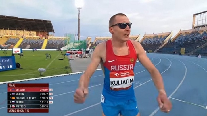 Новосибирец установил рекорд Европы на чемпионате по легкой атлетике среди слепых