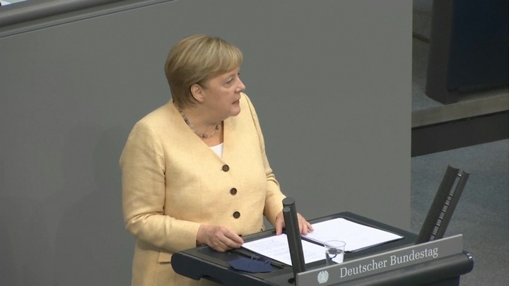 Меркель стала плюшевым мишкой, президент ФРГ может "позеленеть"