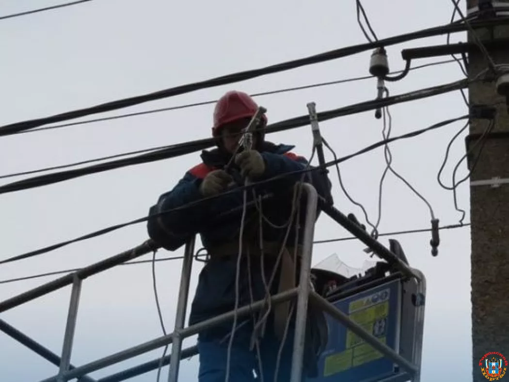 В Ростовской области восстановили электроснабжение после ураганного ветра
