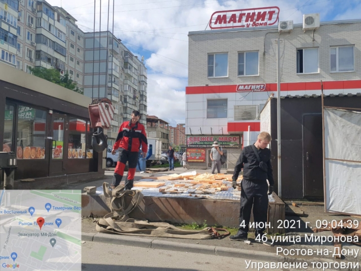 В Ростове-на-Дону с начала года демонтировали более 200 нелегальных ларьков