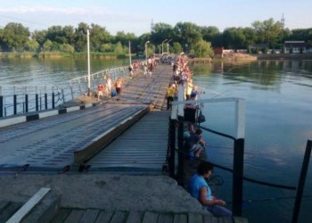 В Ростове понтонный мост на Зеленый остров откроют к 1 мая